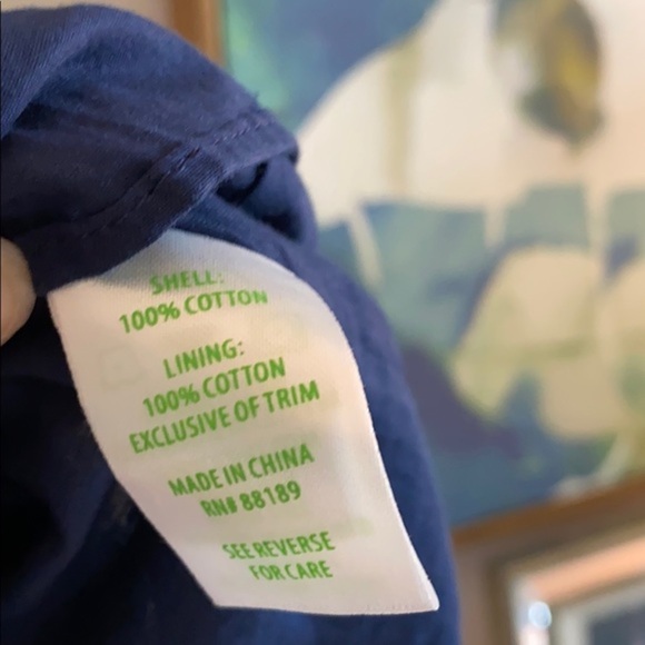 Lilly Pulitzer Navy & Gold Embroidered Lace Shift Dress Size 0 Excellent Cond. - Picture 14 of 16